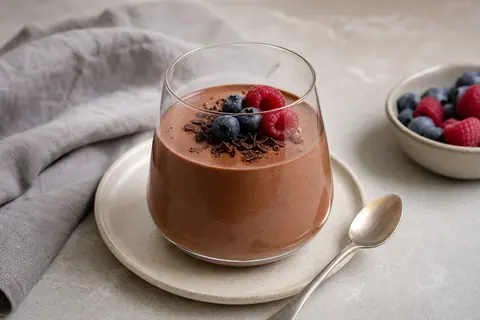 Imagen ilustrativa de Pudin de chocolate y skyr
