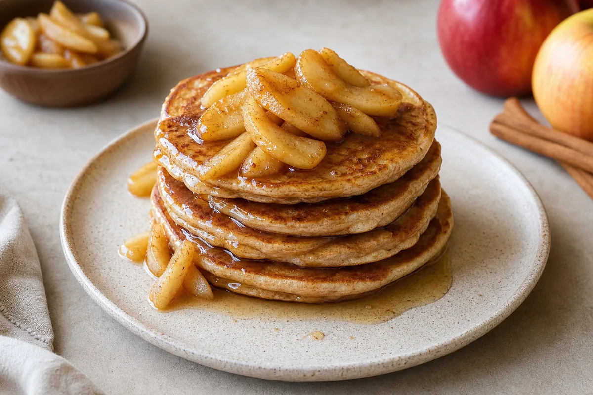 Imagen ilustrativa de Tortitas de manzana especiada