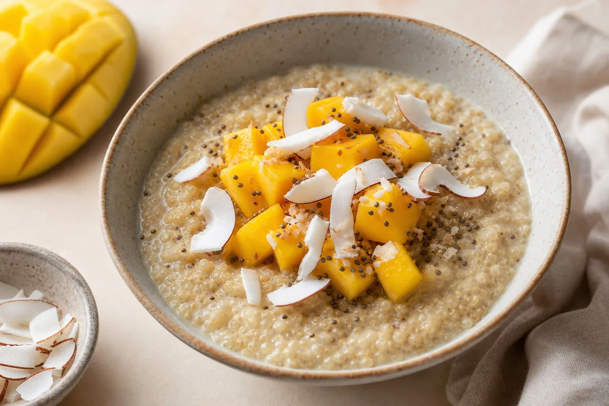 Imagen ilustrativa de Porridge de quinoa tropical